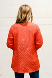 3/4 Sleeve V-neck Tunic