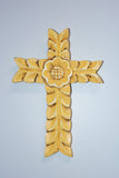 Wooden Flower Cross