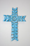 Wooden Flower Cross