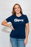 Ladies Glory Navy T-Shirt