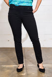Black Pull-On Jeans