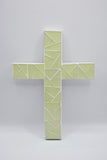 Single Color Mosaic Cross