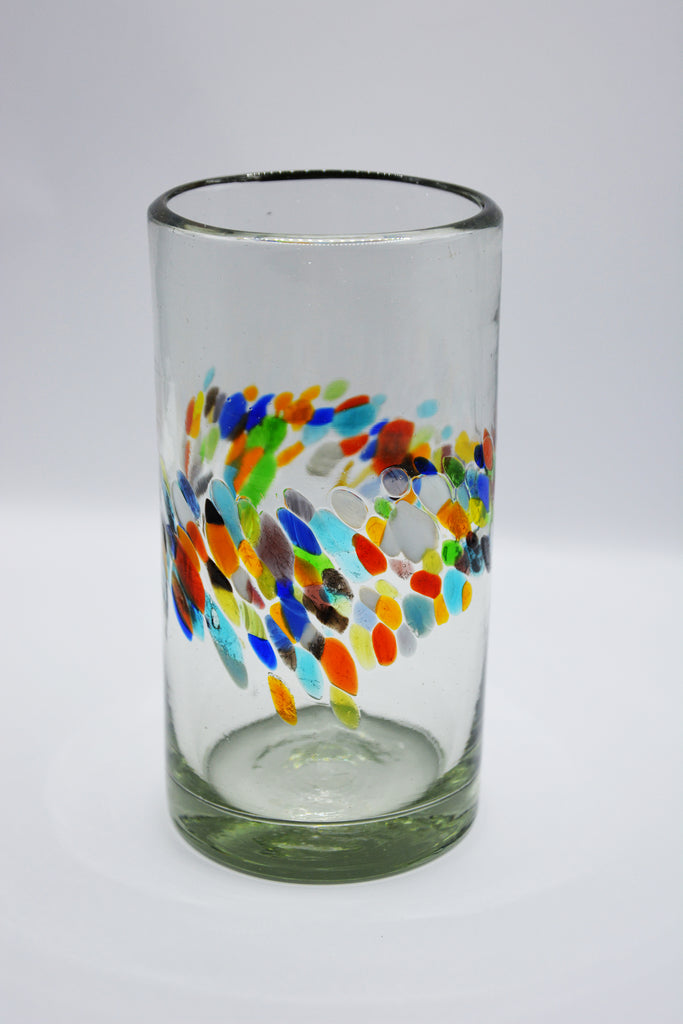 Confetti Band Glassware