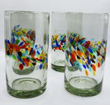 Confetti Band Glassware