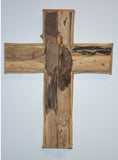 Driftwood Cross 16"