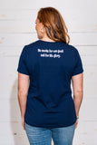 Ladies Glory Navy T-Shirt