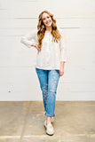 Embroidered Pull On Daisy Jean