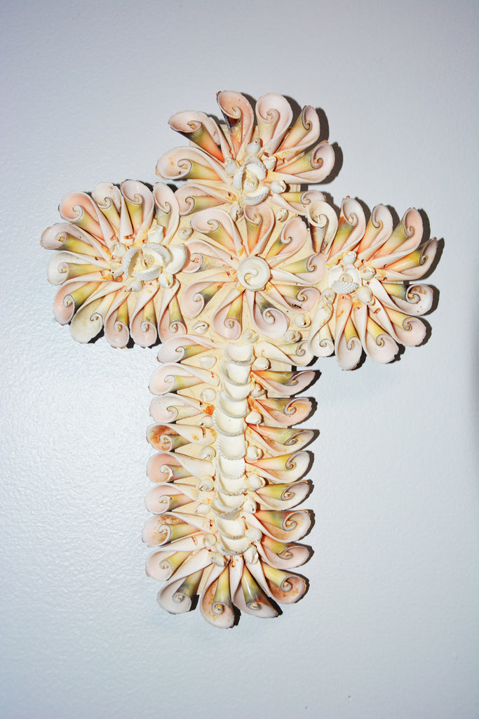 Seashell Swirl Cross