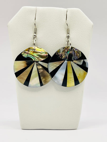 Starburst Mother of Pearl Earrings