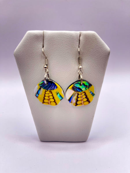 Small Mother of Pearl Shell Shape Earrings