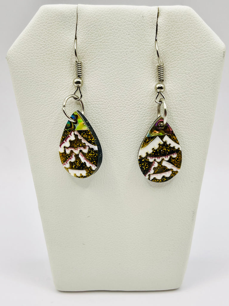 Small Teardrop with Glitter Sand